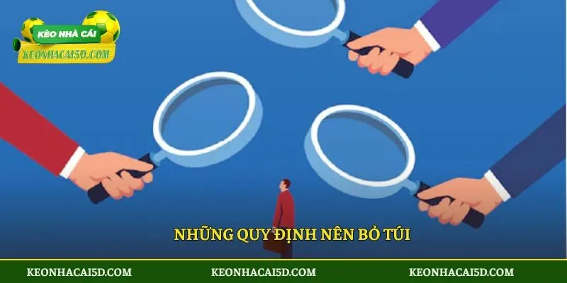 Những quy định nên bỏ túi